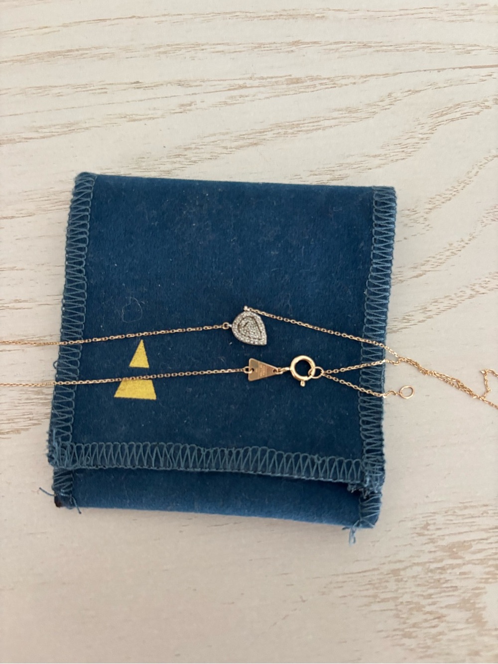 Adina Reyter Pave Teardrop necklace